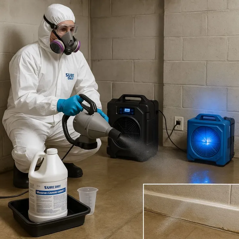 Sanitization and Odor Removal process in Westwood, MI