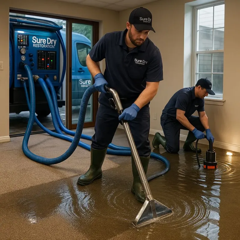 Water Extraction and Removal process in Westwood, MI